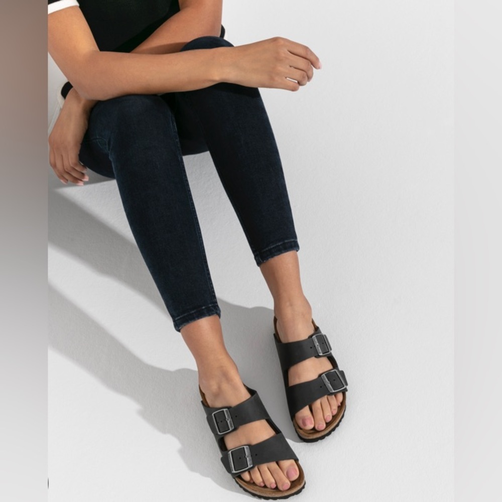 BIRKENSTOCK Arizona Soft Footbed, Havana Sandals.. Black Size:11-11.5(44)